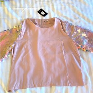 Sequin Sleeved Blouse